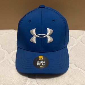 Under Armour Royal Blue Hat with White Logo